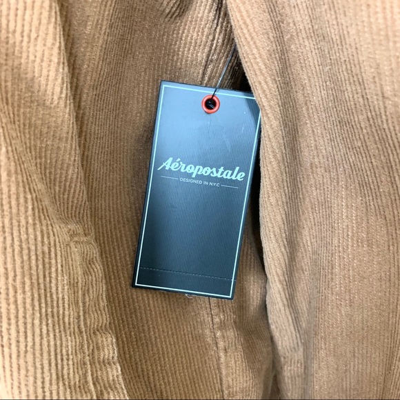 aeropostale brown jacket Corduroy Medium - Picture 7 of 8